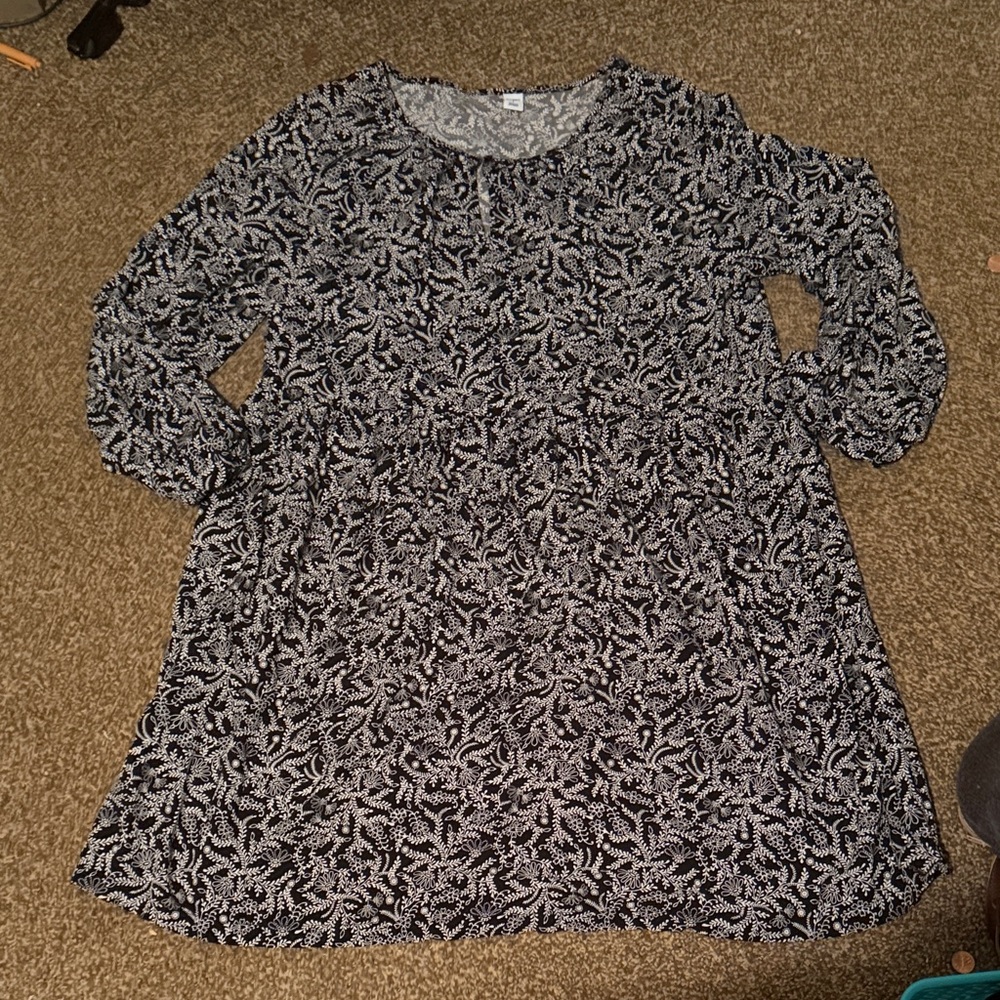 Old Navy Black & White Dress